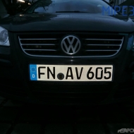 Reflektion am Fahrzeug