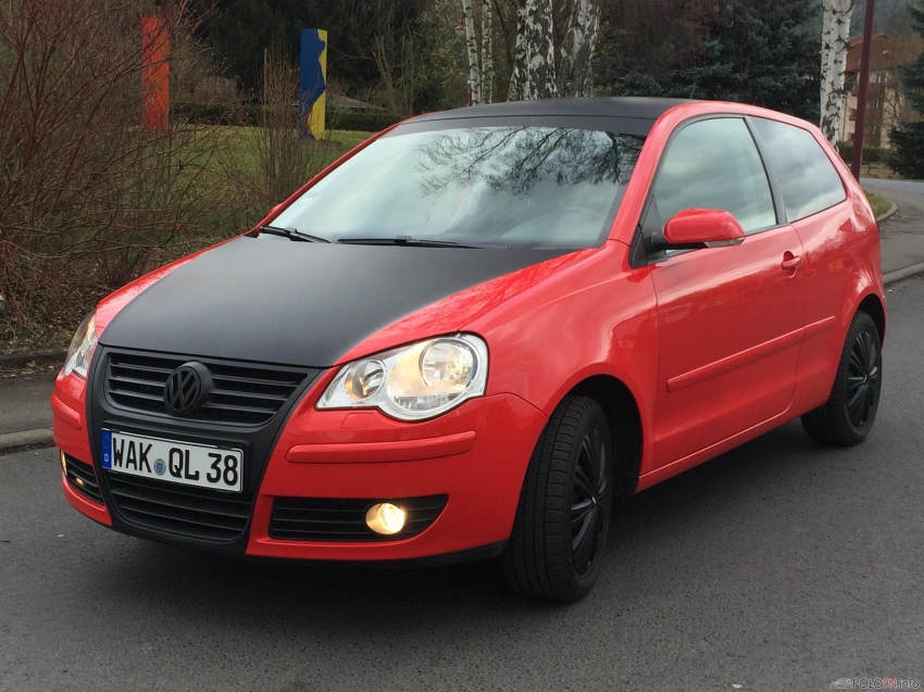 VW Polo 9N3 United - Carwrapping, Folierung schwarz matt