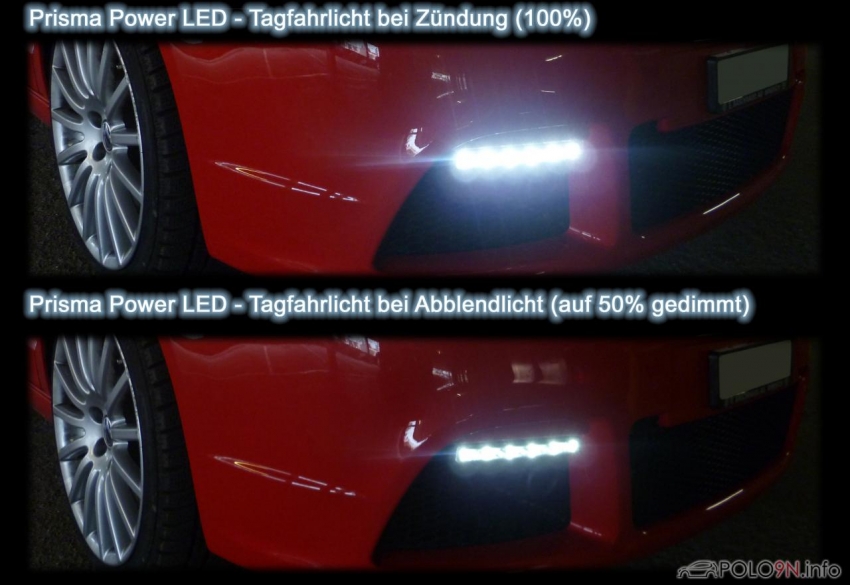 FlashredCupEdition mit neuen Prisma Power LED Tagfahrleuchten