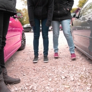 Schöne Schuhe / Schlappen und a süßer Mädchen Polo ;-)
