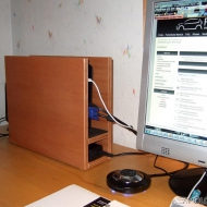 Mein schicker Netbook-Ständer für das Medion E-1210