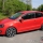 Volkswagen VW Polo 6R Highline Modelljahr 2010 mit der Motorisierung 1.4L 16V - 63 kW (85 PS) in der Farbe 6R Hot Orange, 9N3 schwarz vom Mitglied Glöckchen