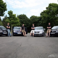 Das Team - alle zu dieser Zeit noch mit einem Polo