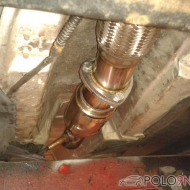 3" Downpipe - 200Zellen - 63.5 Gruppe A mit MSD ohne Engstellen von FriedrichMotorsport 
