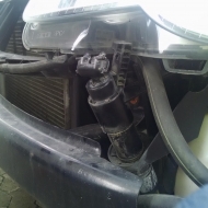 This is a Scheinwerferwaschanlage. It waschs Scheinwerfer.