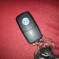 Neues VW-Logo am Schlüssel :)