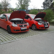 Andi und Ich aufem AOK Parklatz in Mießbach