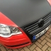 VW Polo 9N3 United - Carwrapping, Folierung schwarz matt