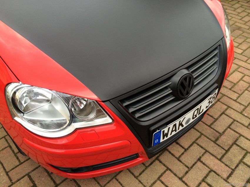 VW Polo 9N3 United - Carwrapping, Folierung schwarz matt