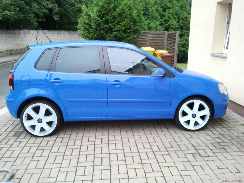 mal weiße Felgen auf meinen Polo gefaked