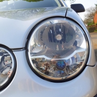 Gut erkennbar: Die Blau schimmernden Osram PY21W Diadem