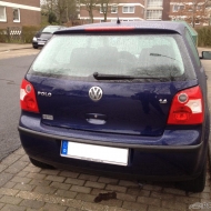 Unser Polo von hinten