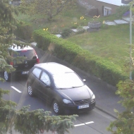 Dort stand er nun ....
