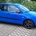 Volkswagen VW Polo 9N Basis Modelljahr 2003 mit der Motorisierung 1.2L 12V - 47 kW (64 PS) in der Farbe Summerblue mit Schwarzen Streifen vom Mitglied Skyhigh