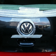 Golf VI Heckemblem mit RFK und Einschweißblech Polo 6R
