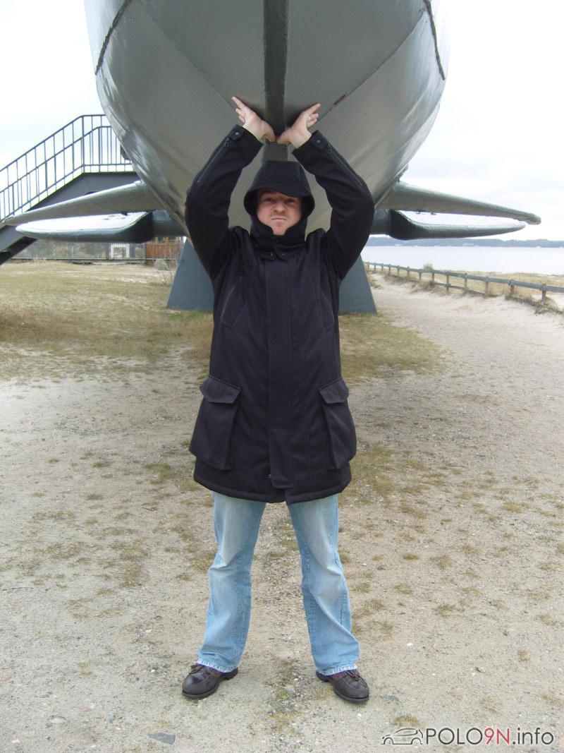 Beim U-Boot stützen in Kiel :D