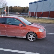 Fahrt von Rostock nach Bremen Januar 2017, war etwas salzig das Ganze! ;)