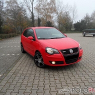Mein VW Polo 9N3 GTI in flashrot =)