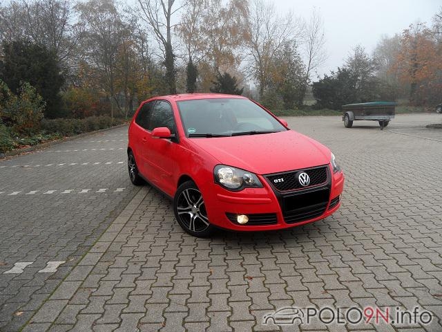 Mein VW Polo 9N3 GTI in flashrot =)