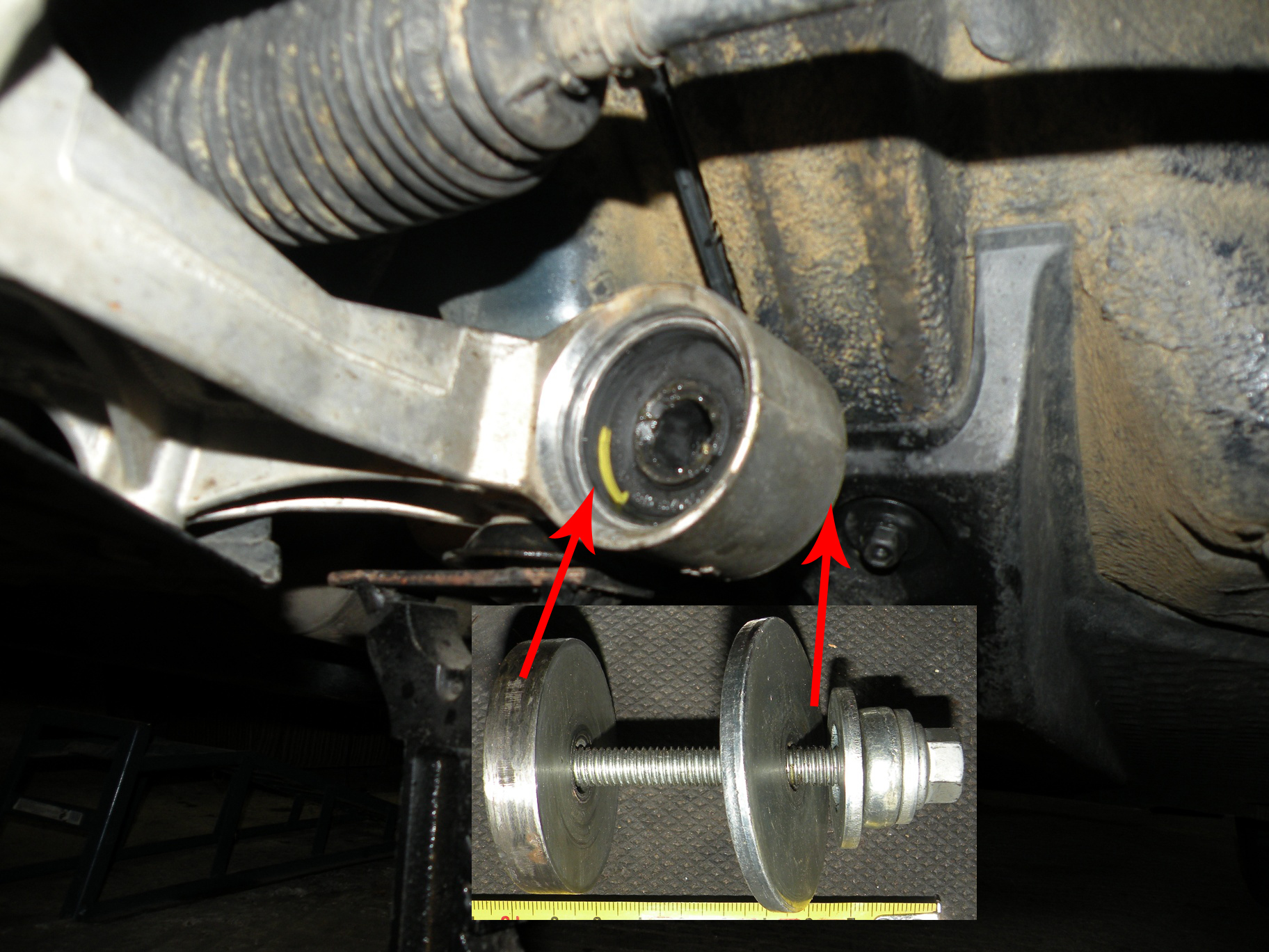 2x Querlenkerlager Buchse Lagerung Gummilager Vorderachse für VW FOX POLO 9A 9N