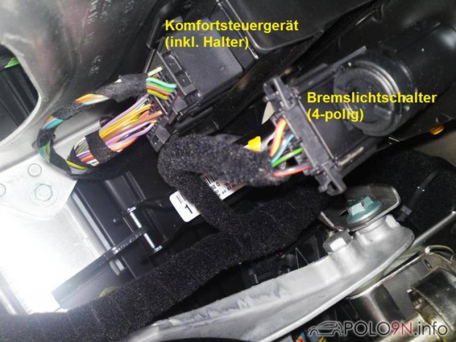 Stellmotoren Der Temperaturklappe V68 Und Der Umluftklappe V154 Ohne Ausbau Des Armaturenbretts Instandsetzen Tauschen Polo9n Info
